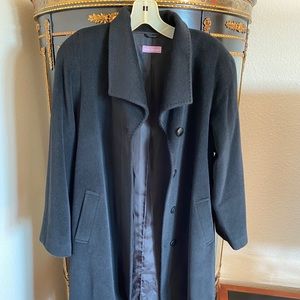 AMERICAN PIE Women’s Black Button Peacoat